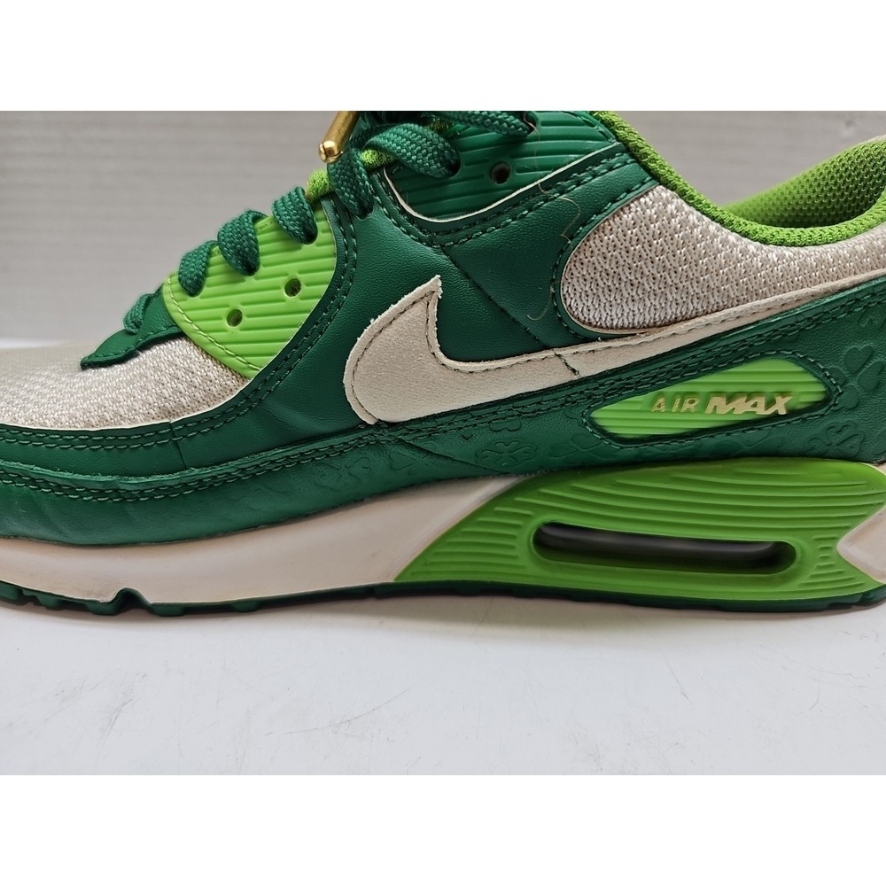 Size 8.5 - Air Max 90 St. Patrick's Day Mean Green 2021 DD8555-300 - Picture 12 of 16